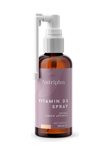 Vitamin D3 Spray Doğal Limon Aromalı