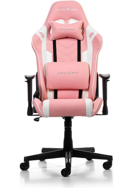 DxRacer Prince Serisi L Pembe Beyaz  Oyuncu Koltuğu