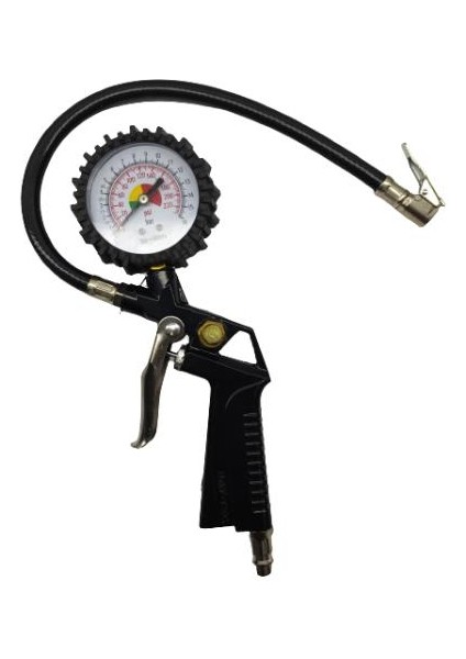 Mk1296 Hava Saatli Lastik Şişirme Tabancası Göstergeli