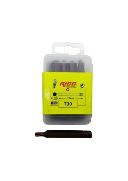 KK1160 T30-75X10MM Allen Bits Uç Mıknatıslı 10ADET fiyatları