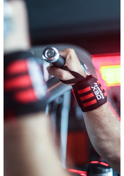 Dex Supports Wrist Wraps Fitness Bileklik Crossfit Bilekliği Ağırlık Bileklik Desteği 2'Li Paket