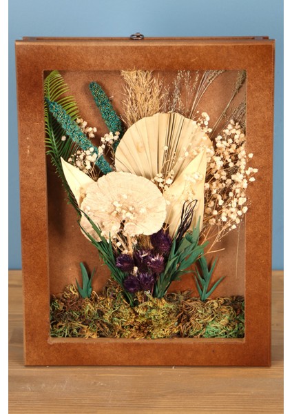 Dekoratif Çiçekli Çerçeve Tablo 28CMX37CM KOD:118