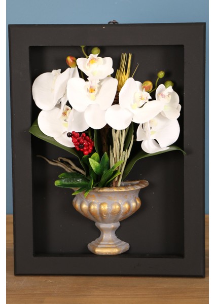 Dekoratif Çiçekli Çerçeve Tablo 28CMX37CM KOD:122