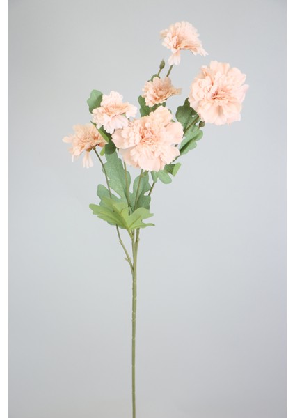 Yapay 6lı Gerbera Dalı 80 cm Pudra