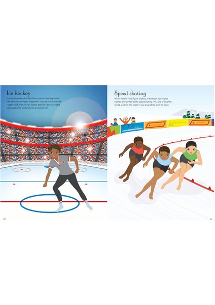 Sticker Dolly Dressing Ice Skaters Usborne