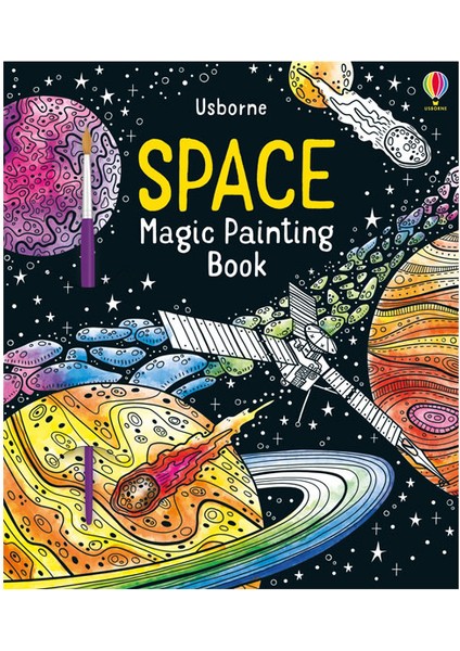 Space Magic Painting Book Usborne fırsatları