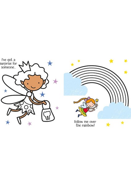 First Colouring Fairies And Pixies Usborne