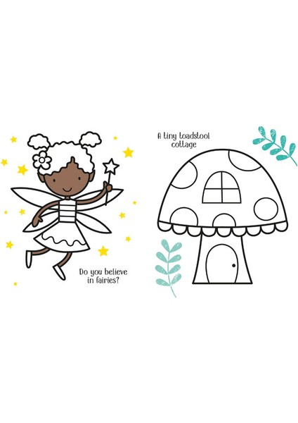 First Colouring Fairies And Pixies Usborne