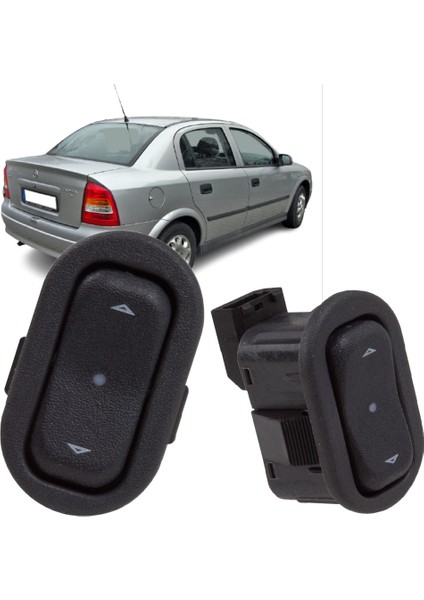 Opel Astra G Arka Sağ Sol Cam Düğmesi Tekli 1998--2005