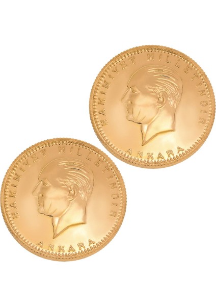 2 Adet Eski Tarihli Ata Lira
