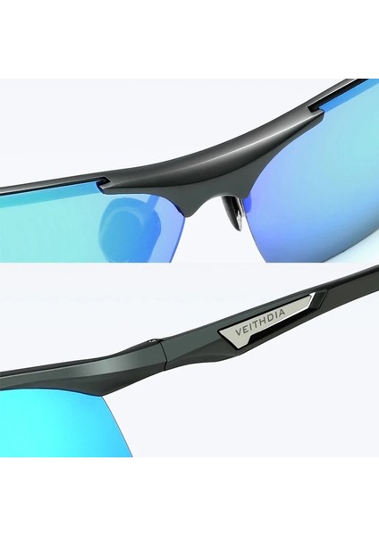 Erkek Polarize UV400 Ayna Lens Için Alüminyum Bisiklet Güneş Gözlüğü (Yurt Dışından) fiyatları