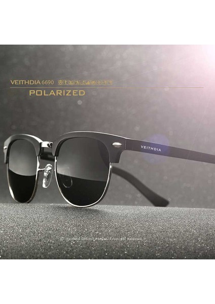 Retro Alüminyum Sürüş Güneş Gözlüğü Unisex -Polarize UV400 Lens (Yurt Dışından) fiyatları