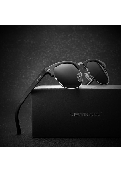 Retro Alüminyum Sürüş Güneş Gözlüğü Unisex -Polarize UV400 Lens (Yurt Dışından) indirimleri