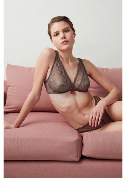 K.gri Pureness Wire Floral Lace Sütyen fiyatları