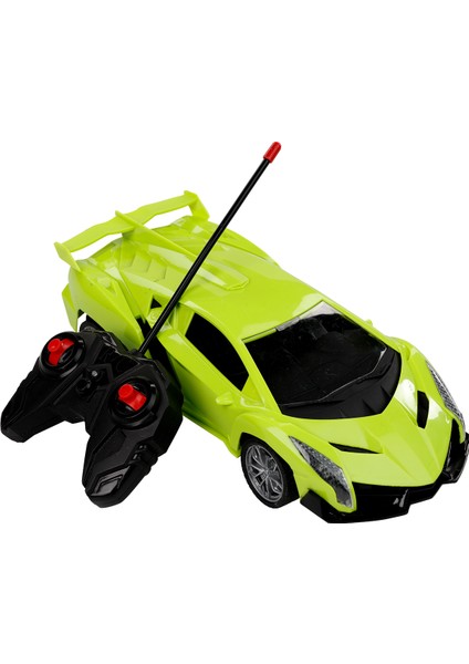 Oyuncak Uzaktan Kumandalı Şarjlı Araba Yeşil 3+ Yaş