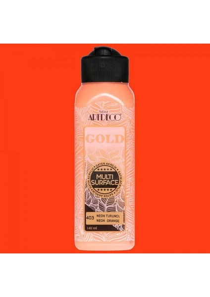 Gold Multi-Surface Neon Akrilik Boya 140 ml Neon Turuncu 403 fiyatları
