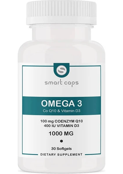 Omega 3, Vitamin D3, Q10 / 30 Softgel