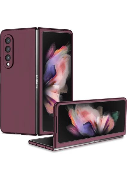 Zshskj Samsung Galaxy Z Fold3 5g Zırh Katlanabilir Telefon Kılıfı (Yurt Dışından)