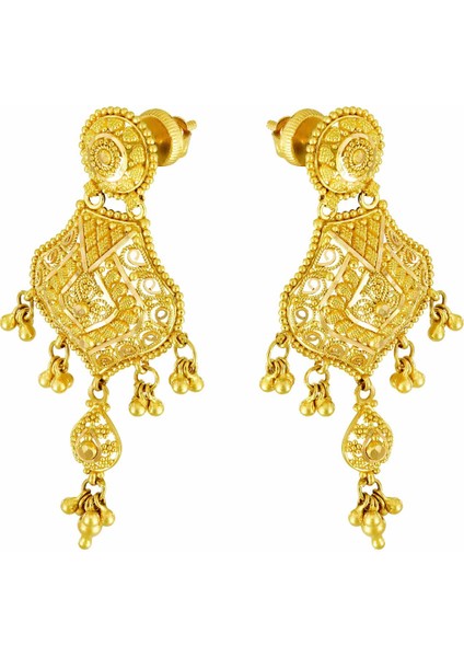 22 Ayar Altın Küpe T053585