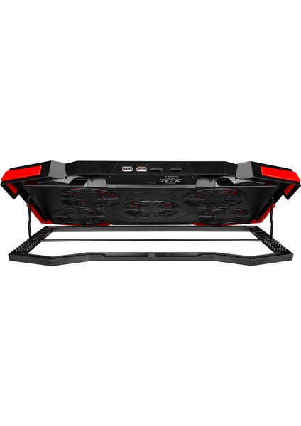 AD-RC5 Siyah 5 Fanlı  2 Usb 15"-17" Gaming Notebook Soğutucu Stand