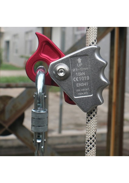 22KN Kaya Ağacı Tırmanma Koruma Koşum Kordon Carabiner + 15KN Halat Kepeği