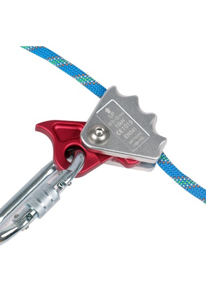 22KN Kaya Ağacı Tırmanma Koruma Koşum Kordon Carabiner + 15KN Halat Kepeği