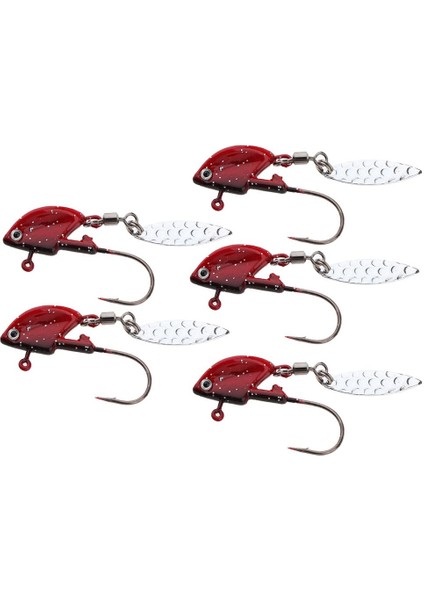 10 Adet / Takım Aydınlık Jig Kafaları Swimbait Kırmızı 3D Gözler ile Yaşam Benzeri Balıkçılık Jig fiyatları