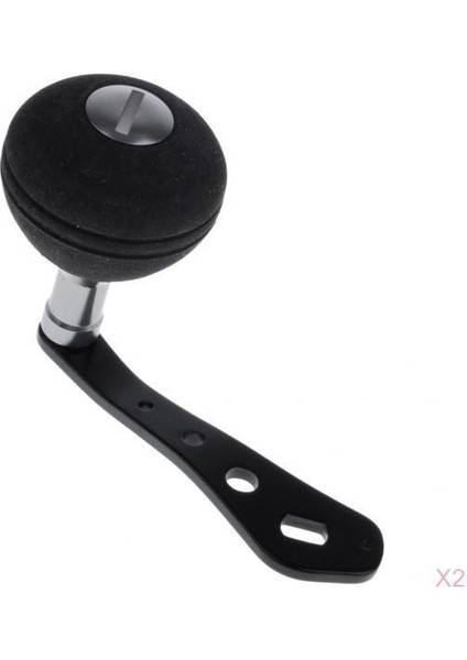 2 Adet Raft Reel Kolu Balıkçılık Reel Kolu ile Topuzu Makara Kolu Değiştirme