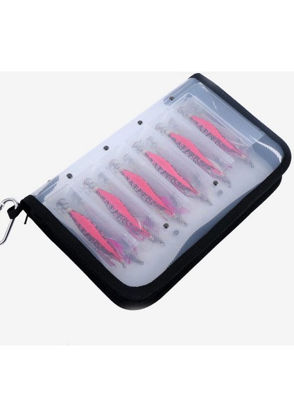 2 Adet Kalamar Jigs Kutusu Balıkçılık Accessary Balıkçılık Cazibesi Çantası 12 Bölmeler modelleri
