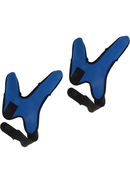 2 Adet Hızlı Kuru Balıkçılık 2 Parmak Koruyucu Kaymaz Başparmak Dizin Parmak Eldiven