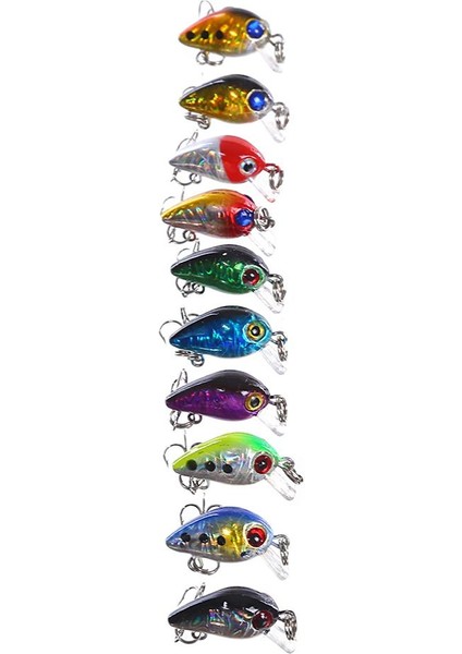 19 Adet Yapay Biyonik Balıkçılık Cazibesi Crankbait Minnow Sert Balıkçılık Cazibesi Kanca fiyatları