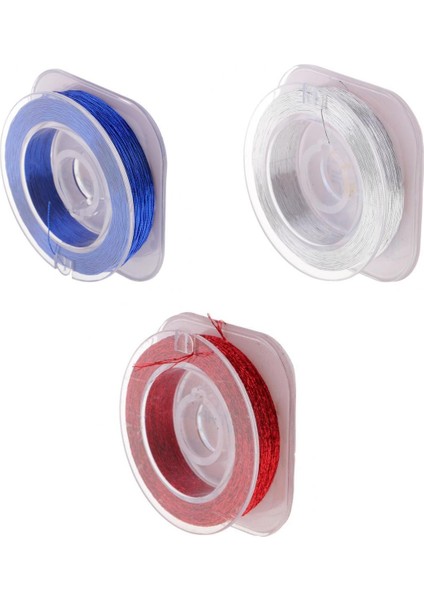 3 Adet Olta Binası Iplik Çubuk Kılavuzları Yüzük Sarma Iplik Hatları 50M