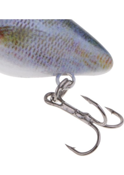 10 Adet Plastik Balıkçılık Lures Sert Yem Gerçekçi Mikro Crankbait Bas Pike Minnow(Yurt Dışından)