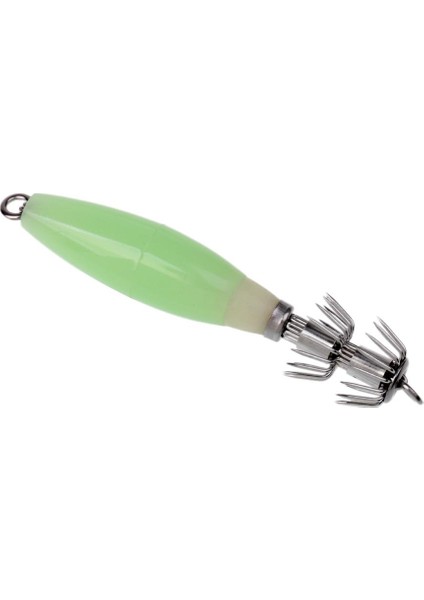 2 Adet Aydınlık Yeşil Kalamar Jig Kanca Balıkçılık Lure Bait 32-Hook Tuzlu Su Için indirimleri