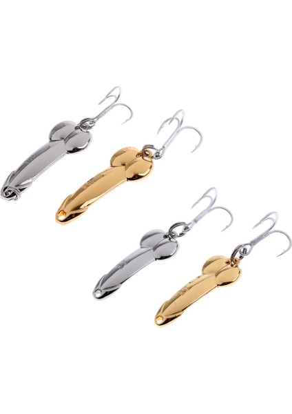 4 Adet Kaşık Balıkçılık Lures Yemler Sequins Lures Crankbait Sert Yem(Yurt Dışından)