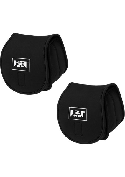 2 Adet Neopren Reel Durumda Artı Boyutu Balıkçılık Reel Kapak Çanta Kılıfı