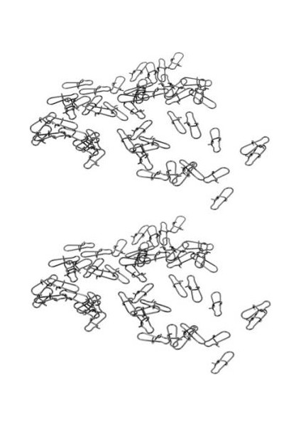 100 Adet Paslanmaz Çelik Yapış Kanca Cazibesi Bağlayıcı Balıkçılık Cazibesi Balıkçılık Snap(Yurt Dışından)