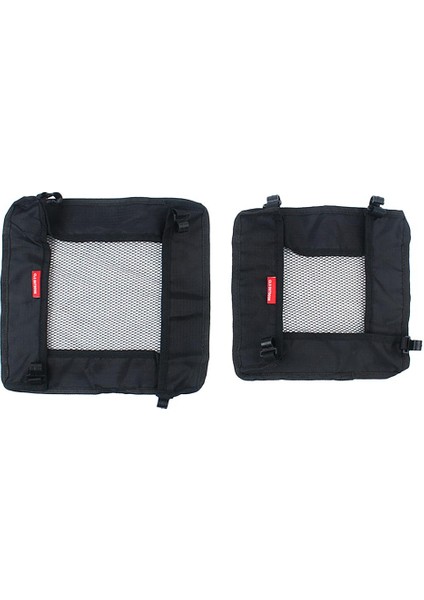 2 Adet Katlanır Masa Asılı Net Çanta Yemek Depolama Net Izgara Sepet Açık Havada