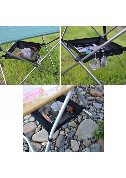 2 Adet Katlanır Masa Asılı Net Çanta Yemek Depolama Net Izgara Sepet Açık Havada modelleri