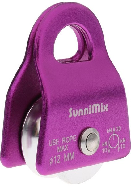 20KN 4500LBS Küçük Kaya Tırmanışı Bilyalı Rulman Mobil Kasnak Arma Mor(Yurt Dışından) fiyatları