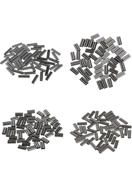 200 Adet 10MM Balıkçılık Kıvrımlar Çift Varil Kollu Tel Trace Rigs Balıkçılık Için