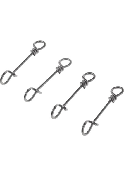 100X Yüksek Mukavemetli Paslanmaz Çelik Hızlı Kilit Balıkçılık Snaps Swivels Mücadele indirimleri