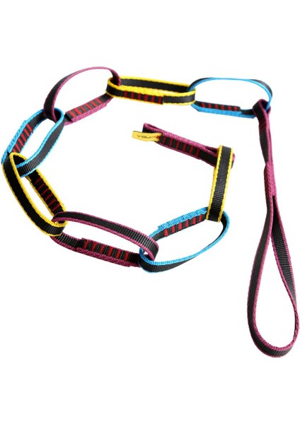 16MM Açık Kaya Ağacı Tırmanma Çapa Sistemi Arma Sling / Daisy Zincir Dişli