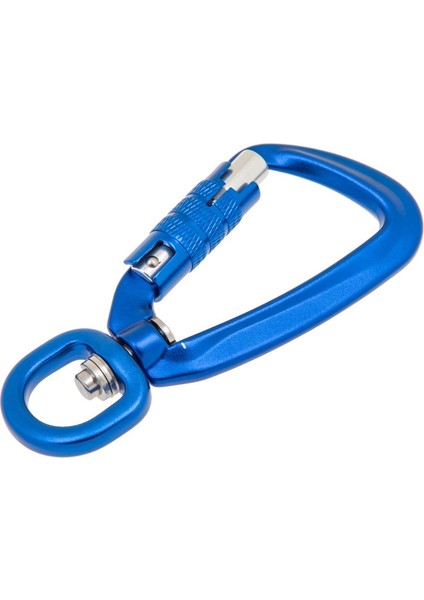 500 kg Oto Kilitleme Karabina Dönen Halka Açık Anahtarlık Kanca Kraliyet Mavisi
