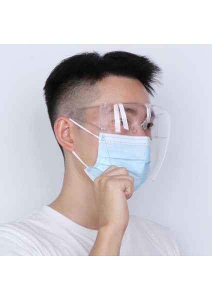 Temizle Emniyet Yüz Kalkanı Gözlük Şeffaf Yüz Kapak Göz Koruma 4 Adet indirimleri