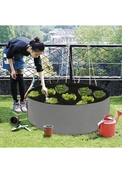 Dikim Büyümek Çanta Yükseltilmiş Kumaş Yatak Meyve Sebze Kutusu Konteyner 90X30 cm