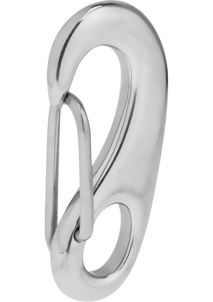 Paslanmaz Çelik Yumurta Şekli Bahar Yapış Klip Kanca Hızlı Bağlantı Carabiner 48X22MM(Yurt Dışından) fiyatları