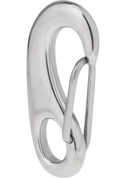 Paslanmaz Çelik Yumurta Şekli Bahar Yapış Klip Kanca Hızlı Bağlantı Carabiner 48X22MM(Yurt Dışından) fırsatları