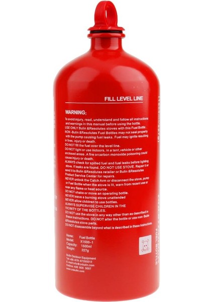 1 Parça Sıvı Yakıt Şişesi Açık Kamp Soba Gaz Yağı Konteyner 1500ML fırsatları