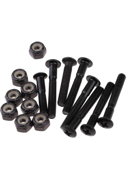 8x Kaykay Montaj Vidaları ile 2x Yükseltici Pad Longboard Donanım 35MM + 35MM + 3mm indirimleri